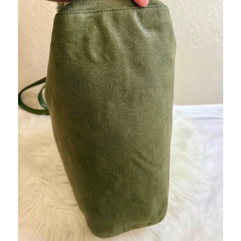 Stella McCartney Falabela Shaggy Deer Tote Olive Green - Picture 5 of 11